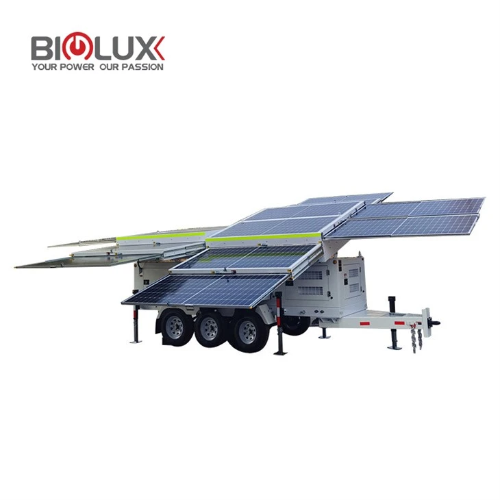 Generator solar cu 16 panouri pentru militari