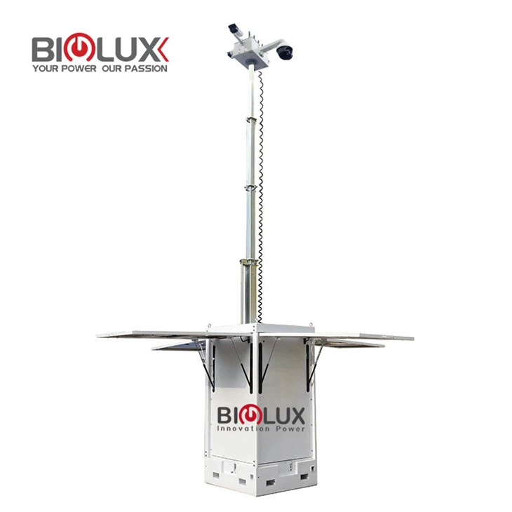 Cuboid remorcabile Generator solar pentru site-ul de lucru
