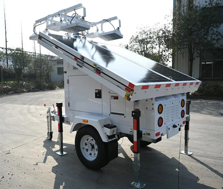 Mobile Light Tower For Construction