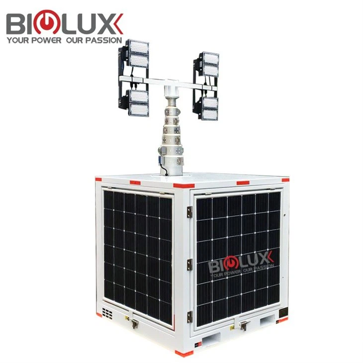 Portable Mini Tower Light Tower Cuboid LED Light Tower New Style