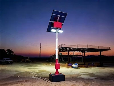 Remorcă cu lumină solară mobilă ecologică-cu implementare rapidă