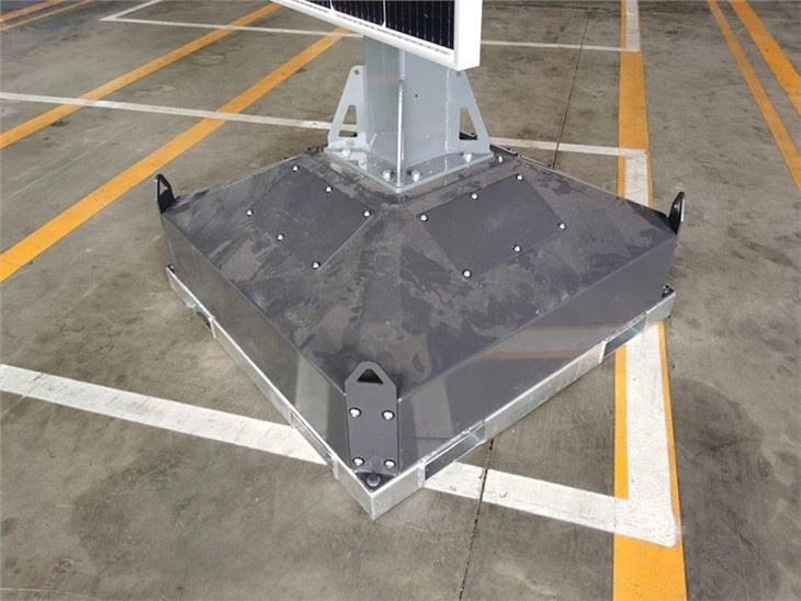 Mobile Solar Cctv Tower For Road Site