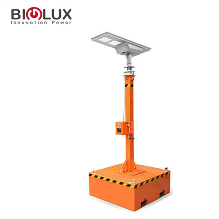 Lumină stradală solară portabilă