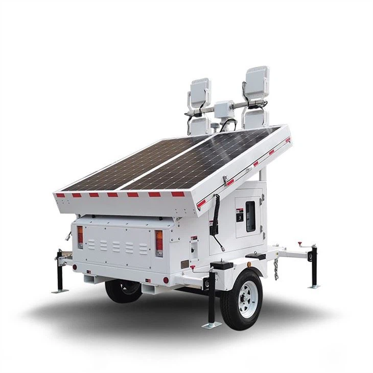 Solar Generator Trailer With Lights
