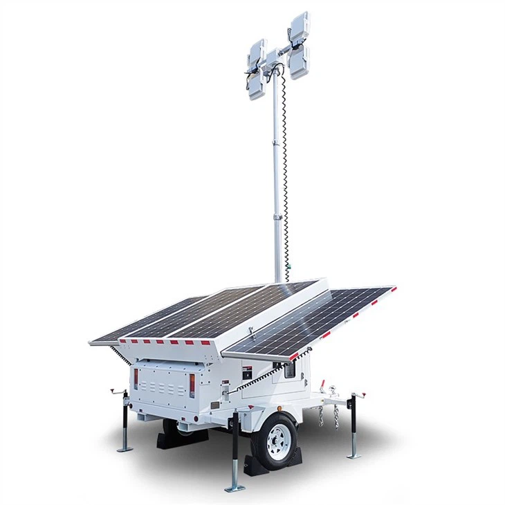 Solar Generator Trailer With Lights