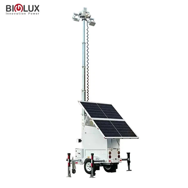 2*435W Solar Camera Trailer
