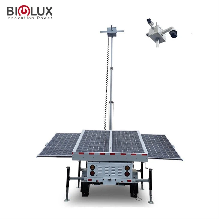 AU Autonomous Thermal Camera Moutnted Solar Powered Trailer