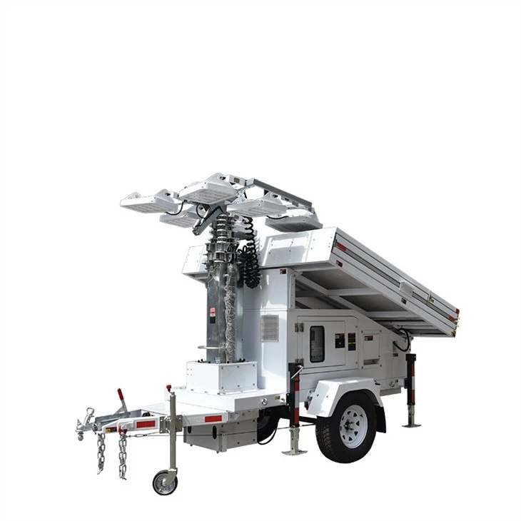 Mobile Tower Ligh Temporary Worksautomatic Lifting Mast