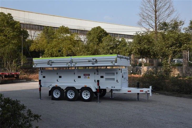 Portable Solar Generator Mobile Solar Trailer